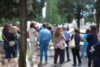 Visita alle opere di Luigi Venzano al Cimitero dei Pini Storti, 1 giugno 2024