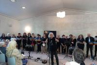 Il coro Daneo in formazione 